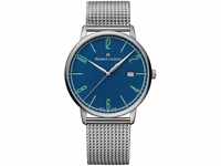 MAURICE LACROIX Men's Blue Eliros Date Quartz Watch EL1118-SS00E-420-C