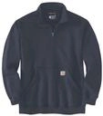 Carhartt Loose Fit Midweight Quarter Zip Mock Neck Sweatshirt