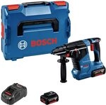 Bosch Professional 18V System Akku Bohrhammer GBH 18V-24 C (mit SDS plus, inkl. 2x