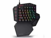 Redragon K585 DITI Einhand RGB Mechanische Gaming-Tastatur, Braune Schalter,...