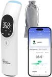 newgen medicals Infrarotthermometer: Medizinisches 3in1-Infrarot-Thermometer, App,