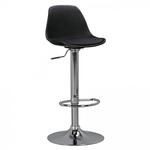 AMSTYLE Korsika, Barhocker Kunstleder Schwarz, Hocker Sitzhocker Tresenhocker,...