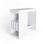 Vicco Bartisch Ross, Wei&szlig;, 115 x 50 cm, geeignet als ESS- oder Stehtisch mit offenen