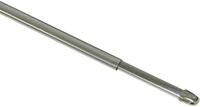 GARDINIA Vitragestange flachoval, Ausziehbar, Gardinenstange ohne Bohren und