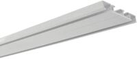 GARDINIA Aluminium-Vorhangschiene 2-l&auml;ufig wei&szlig; 150 cm