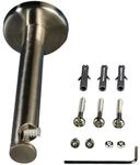 Liedeco Tr&auml;ger f&uuml;r Gardinenstangen 12 cm einl&auml;ufig, Innenlauf, &oslash; 16 mm, 1...