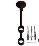 Doppeltr&auml;ger f&uuml;r Gardinenstangen 20 cm zweil&auml;ufig Landhaus, &oslash; 20mm, 1 STK...