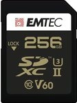 Emtec ECMSD256GUHS2V60 mémoire Flash 256 Go SDXC UHS-II Classe 2 Emtec ECMSD256GUHS2V60 mémoire Flash 256 Go SDXC UHS-II Classe 2