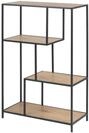 AC Design Furniture J&ouml;rn Asymmetrisches B&uuml;cherregal mit 3 Ablagen, H: 114 x B: 77 x