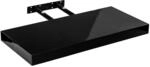 STILISTA&reg; Wandboard Volato, L&auml;nge 50 cm, Hochglanz Schwarz | Freischwebendes