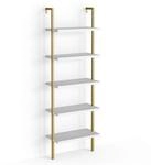 Vicco B&uuml;cherregal AVA, Wei&szlig;, 60 x 183 cm, f&uuml;r offene Aufbewahrung und Flexible
