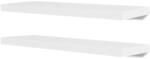vidaXL Wandboard Regal 2er Set B&uuml;cher Regalboden H&auml;ngeregal DVD Badregal 80cm