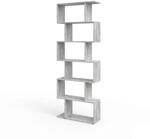 Vicco Raumteiler Levio, Grau, 70 x 192.2 cm, zur flexiblen Raumaufteilung in Z-Form