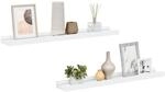vidaXL 2X Bilderleiste Fotoleiste Bilderregal Galerieboard Wandregal Regal Wandboard