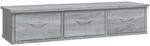 vidaXL Wandschrank TV Schrank H&auml;ngeschrank Fernsehschrank Lowboard...