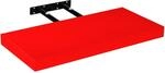 STILISTA&reg; Wandboard Wandregal Volato, L&auml;nge 70 cm, Rot | Freischwebendes Wandregal