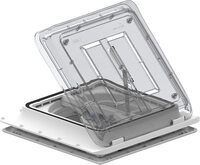 Fiamma Turbo Vent Premium Dachhaube, 40x40cm, Crystal, 12V