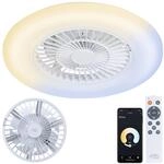 Sichler Haushaltsger&auml;te Deckenventilator WLAN: 2in1-WLAN-Deckenleuchte & Ventilator,