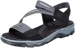 Rieker Damen Trekking-Sandalen 68871-00 schwarz Gr. 37
