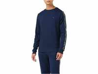 Tommy Hilfiger Herren Sweatshirt ohne Kapuze, Blau (Navy Blazer), XL