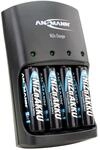 ANSMANN Nickel-Zink Akkuladeger&auml;t/Leistungsstarkes 4-Fach Ladeger&auml;t f&uuml;r 1 6V NiZn