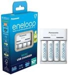 eneloop Basic USB-Ladeger&auml;t, f&uuml;r 2-4 AA/AAA NI-MH Akkus, 10 Stunden Ladezeit, 6