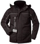 Outdoor-Thermojacke ELYSEE BLACKPOOL Schwarz Wasserdicht, Gr&ouml;&szlig;e XL