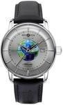 Zeppelin Atlantic Herren Uhr analog Automatik mit Leder Armband 8468-1