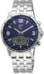 ETT Eco Tech Time Funk Solar Weltzeit Herren Uhr Chronograph mit Edelstahl...