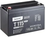 Accurat AGM Batterie T115-12V, 115Ah, zyklenfest, wartungsfrei - Traction