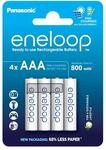 eneloop - AAA Akkus Wiederaufladbar (4 St&uuml;ck) - 800 mAh NiMH Batterien