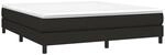 vidaXL Boxspringbettgestell Schwarz 160x200 cm Stoff