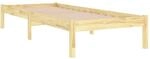 vidaXL Kiefer Massivholzbett Bettgestell Bett Holzbett Einzelbett Futonbett