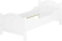 Erst-Holz&reg;Seniorenbett extra hoch waschwei&szlig; 90x200 Massivholz 60.40-09 W oR