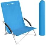 SONGMICS Strandstuhl, tragbarer Klappstuhl, mit hoher R&uuml;ckenlehne, klappbarer