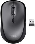 Trust Yvi+ Leise Funkmaus, Nachhaltiges Design, 800-1600 DPI, f&uuml;r Rechts- und