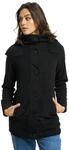 Brandit Women Square Fleece Jacket, Farbe: black, Gr&ouml;&szlig;e: 4XL