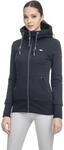 Ragwear NESKA Zip Damen Frauen Sweatjacke,Sweatshirt mit Rei&szlig;verschluss,Zip