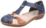 Rieker Damen Halbschuhe M1655-14 blau Gr. 39