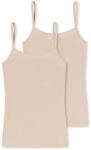 Schiesser Damen 2 Pack Spaghettitop Unterhemd - Modal Essentials