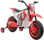 HOMCOM Elektro Kindermotorrad Elektromotorrad Kinder 3-8 km/h Elektro Motorrad mit 2