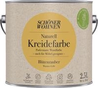 2,5L Sch&ouml;ner Wohnen Naturell Kreidefarbe Bl&uuml;tenzauber, Warmes Gelb
