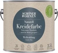 2,5L Sch&ouml;ner Wohnen Naturell Kreidefarbe Wellenklang, Dunkles Blau