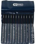 KS Tools 140.3050 Nadelfeilen-Satz Mit Kunststoffheft, 12-TLG