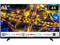 Toshiba 43UL4D63DGY 43 Zoll Fernseher / Smart TV (4K Ultra HD, HDR Dolby Vision,