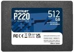 Patriot Memory P220 Internes Solid State Drive 512GB SSD SATA 3 2,5 Zoll