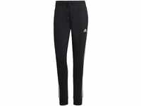 adidas Damen Essentials 3-Stripes Jogginghosen, Black/White, S