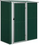 vidaXL Gartenhaus Gr&uuml;n 180,5x97x209,5 cm Verzinkter Stahl