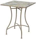 PRG Mosaik-Bistrotisch 'Toulouse', braungrau, Naturstein, 72 x 58 x 58 cm