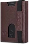 VON HEESEN Slim Wallet mit XL M&uuml;nzfach & RFID-Schutz - Leder Geldbeutel - Mini